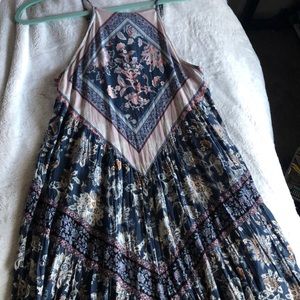 American Eagle Floral Boho Festival Short Sundress